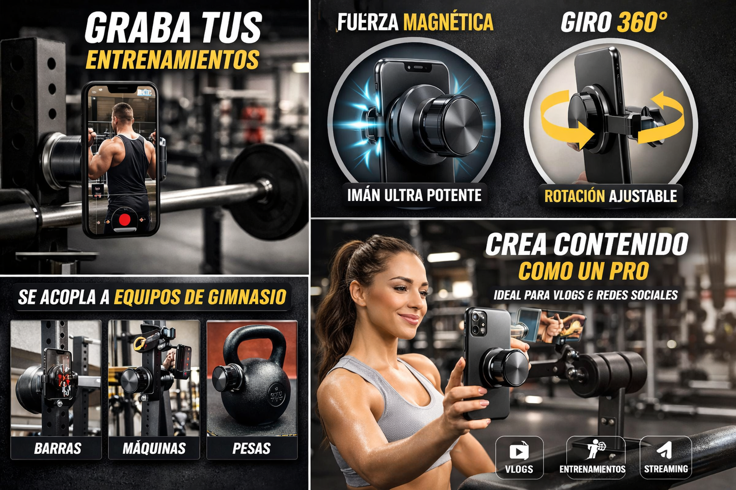 SOPORTE MAGNÉTICO PREMIUM