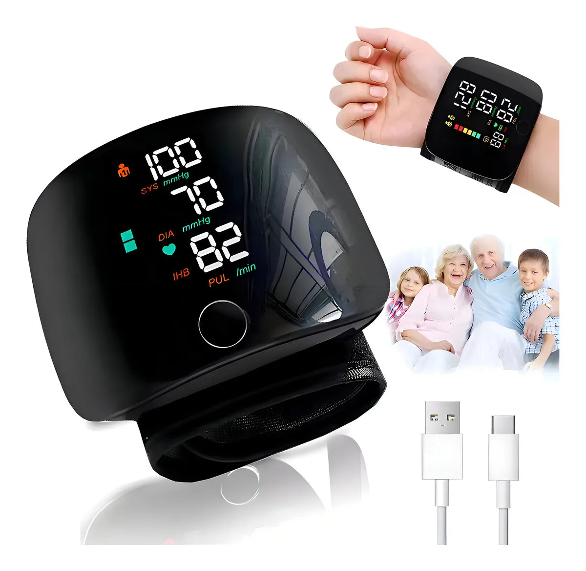 ¡Monitor de Presión Arterial para Muñeca!