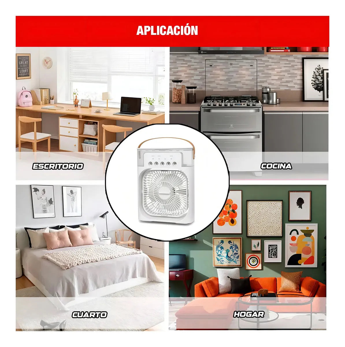 Mini Aire Acondicionado Humidificador